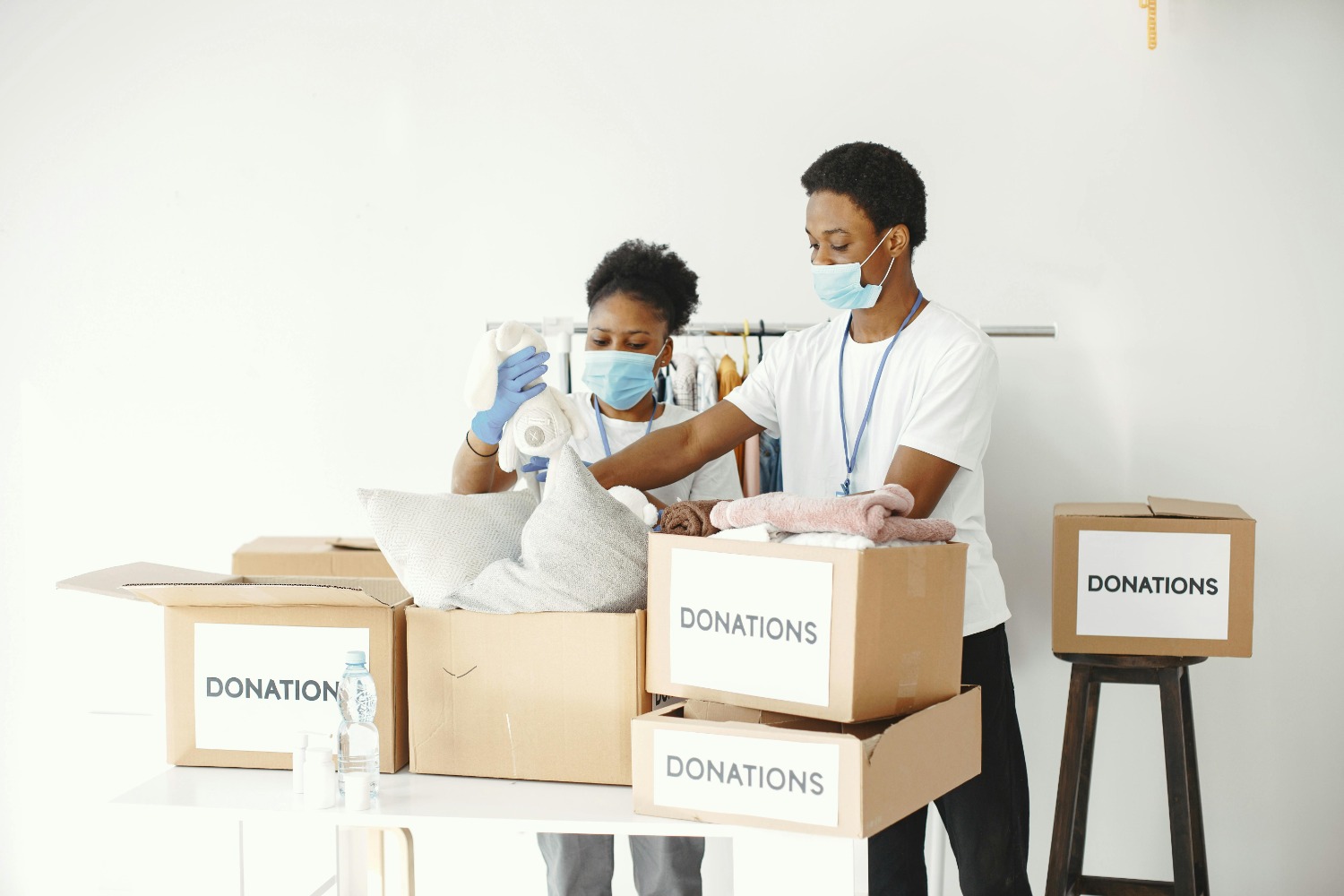Donación de tarimas